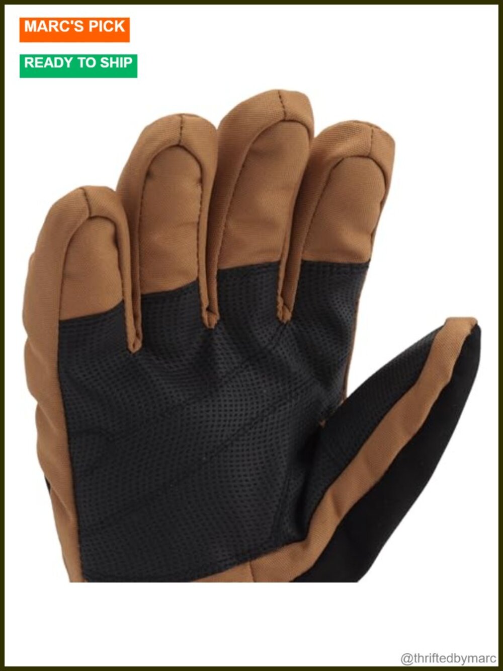 Waterproof Insulated Knit Cuff Gloves for Men - Durable Work Gloves - Picture 5 of 6